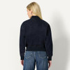 AMAZON ESSENTIALS WOMEN'S RELAXED-FIT DENIM BOMBER JACKET - RINSE DENIM - XS