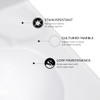 Design House Cultured Marble Vanity Top 19" W x 17" D 586172 - Solid White New