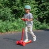 JETSON HALOS THREE-WHEEL LIGHT UP KICK SCOOTER - RED New