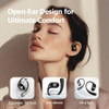 YISTAO OPEN EAR HEADPHONES WITH 35 HOURS PLAYTIME TRUE WIRELESS AIR CONDUCTION