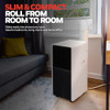 HONEYWELL 11,000 BTU SLIM PORTABLE AC FAN DEHUMIDIFIER HX2CESAWG8 - WHITE/BLACK