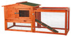 TRIXIE NATURA ANIMAL HUTCH WITH OUTDOOR RUN 61" L X 20.75" W X 27.5" H - BROWN New