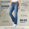 B0BZDX2ZHG WallFlower Jeans for Women Legendary Slim Bootcut Mid-Rise 5 Alani New