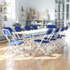 Flash Furniture Kids Blue Plastic Folding Chair