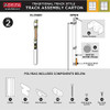 Delta SDLT060-C-R Sliding Tub Door Track 60" Assembly Kit - Chrome New