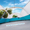 UNP Camping Tent 9-10 Person Waterproof Windproof Family Tent B087LRL9R7 - Tan