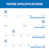 Hammermill Printer Paper - 20 lb Tidal Copy Paper - 8.5 x 11 (4,000 Sheets) New