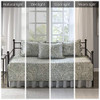 Comfort Spaces Daybed Cover 5 Piece Kashmir Blue/Grey 75"x39" B079NRK597 New