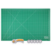 WA Portman Extra Large Cutting Mat for Sewing Rotary Cutter B079LV2RLG - Black New