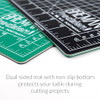 WA Portman Extra Large Cutting Mat for Sewing Rotary Cutter B079LV2RLG - Black New