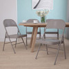 Flash Furniture 4 Pack HERCULES Series Double Braced Beige Metal Folding Chair New