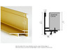 Querfun DIY Metal Floating Frame for 36X48 Canvas - B09HBS33HK - Brushed Silver New