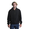 Rasco FR Men's Fleece Zipper Hoodie CAT 2 NFPA 2112 - Black - 4XL