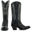 Soto Boots Women's Firebird Cowgirl Boots M8001 - Size 7.5 - Black/Black