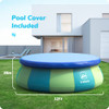 Valwix 12ft x 33in Above Ground Pool Inflatable Swimming Pool Backyard New