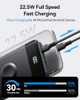 EISSIX FOR MAGSAFE PORTABLE CHARGER 10000MAH USB-C 22.5W POWER BANK BLACK