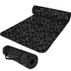 JESSICA SIMPSON YOGA MAT EXTRA THICK NBR NON-SLIP TRACTION  - LEOPARD