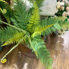 Artificial Boston Fern Bush Fake Persian Ferns Leaves Greenery Large B0B1MD3647 New