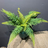 Artificial Boston Fern Bush Fake Persian Ferns Leaves Greenery Large B0B1MD3647 New