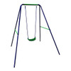 ALEKO Toddler Swing Playground Outdoor Accessory | Child Baby | Blue and Green New