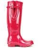 Shires Rockfish Adj Gloss Tall Wellington Boot 6 Magenta
