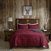 Woolrich Reversible Quilt Set, Bedding Set, King/Cal King - Buffalo Check Red