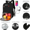 AQZPTV Insulated Cooler Lunch Backpack Leakproof Lightweight Anti-theft - Black