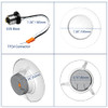 Smart Lighting 5/6" LED Recessed 90+CRI 2700-6500K+RGB LED 15W (100W) 6 PCS