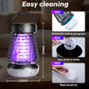 FALALA UPGRADED ELECTRIC FLY ZAPPER,3 IN 1 BUG ZAPPER J10 - BLACK