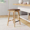 Nathan James Barker Classic Counter Height Wood Barstool 24" (B0B9Y7JPYR) New
