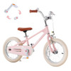 RB14-30P2 ROYALBABY EZ KIDS BIKE, CONVERTIBLE BALANCE TO PEDAL, 14 INCH - PINK