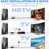 GENERIC 6000+ MILES LONG RANGE TV ANTENNA 2026 -52FT COAXIAL CABLE - BLACK