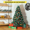 COSTWAY 5FT ARTIFICIAL PVC CHRISTMAS TREE W/STAND HOLIDAY SEASON GREEN 5"