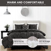 Casa Platino Grey Queen Comforter Set 4 Piece, Pinch Pleat Down - B09B4FVB6T New