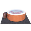 B09646GQJB Hot Tubs Mat, Backing Prevents Liquid Penetration, Washable 90”×102” New