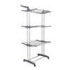 Kentaly Clothes Drying Rack 3-Tier Collapsible Rolling Dryer B08X475HPM - Grey