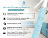 PURSONIC WHITENING USB RECHARGEABLE SONIC TOOTHBRUSH-12 BRUSH HEADS!- 38,000