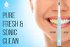 PURSONIC WHITENING USB RECHARGEABLE SONIC TOOTHBRUSH-12 BRUSH HEADS!- 38,000