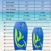 Bo-Toys Body Board Lightweight with EPS Core (Blue, 33-INCH) New