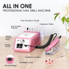 SUBAY PROFESSIONAL ELECTRIC NAIL DRILL 25000RPM NAIL FILE MACHINE - PINK