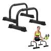 Yes4All Non-slip Steel Push Up Stand Parallel Bars Parallettes Rubber Feet Black New