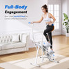 MERACH STAIR STEPPER ADJUSTABLE RESISTANCE FOLDABLE STAIR CLIMBER BRIGHT WHITE