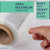 PackageZoom 4 Rolls Stretch Wrap Film 18” x 1500 feet B07PGYFB21-NEW New