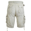 GALAXY BY HARVIC MENS CARGO SHORTS BELTED COTTON TWILL FLAT - SIZE: 30 - STONE New