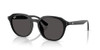 RB4459D RAY-BAN UNISEX SQUARE SUNGLASSES - BLACK/DARK GREY