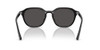 RB4459D RAY-BAN UNISEX SQUARE SUNGLASSES - BLACK/DARK GREY