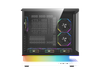 darkFlash FLOATRON F1 ATX Mid Tower Gaming PC Case, 270° Frameless Tempered