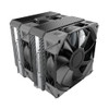 MONTECH NX600 Dual-Tower CPU Air Cooler, 6 Heat Pipes, 2 PWM Fans, Black