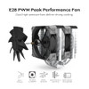 MONTECH NX600 Dual-Tower CPU Air Cooler, 6 Heat Pipes, 2 PWM Fans, Black