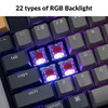 KEYCHRON C2 PRO Wired QMK/VIA Mechanical Keyboard Red Switch C2P-K1-AZ - Black